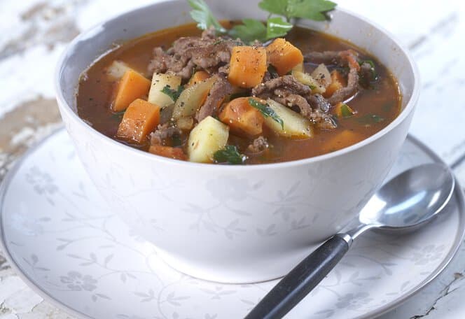 Hverdagssuppe med grønnsaker