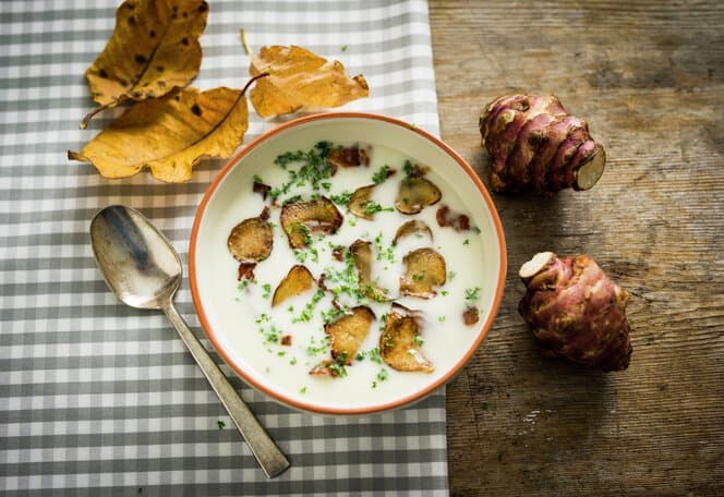 Jordskokksuppe