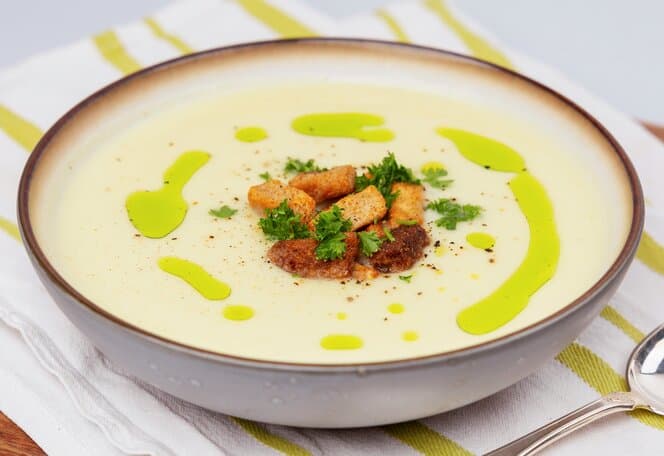 Kremet blomkålsuppe