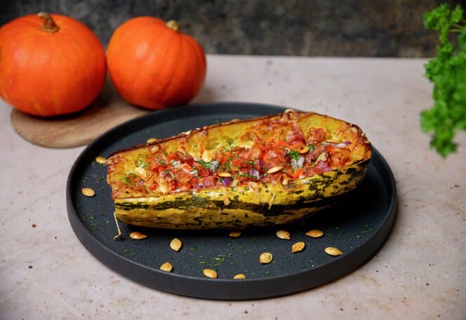 Gratinert spagettigresskar