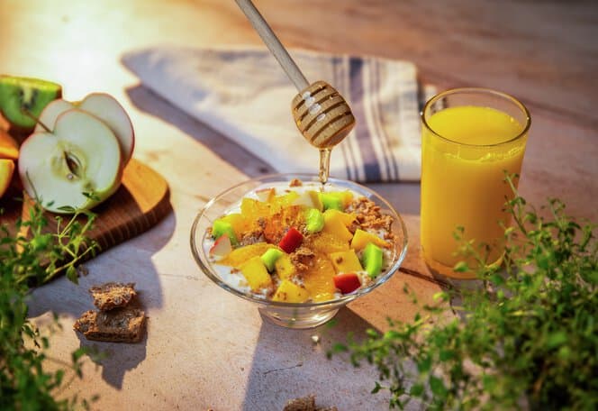 Yoghurt med frukt