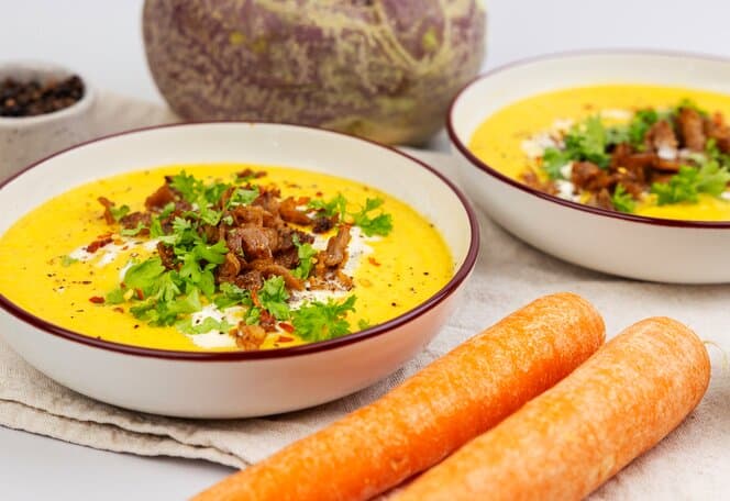 Kremet kålrotsuppe
