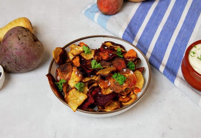 Chips av rotgrønnsaker