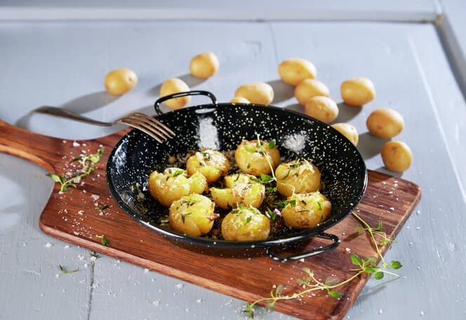 Knuste delikatessepoteter