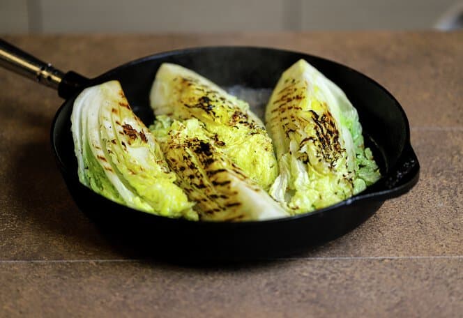 Grillet kinakål