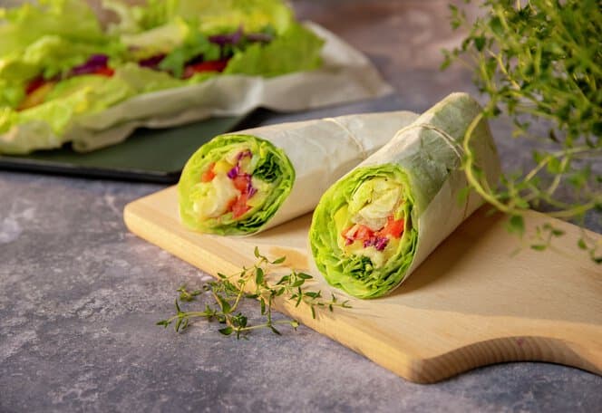 Isbergsalat-wraps