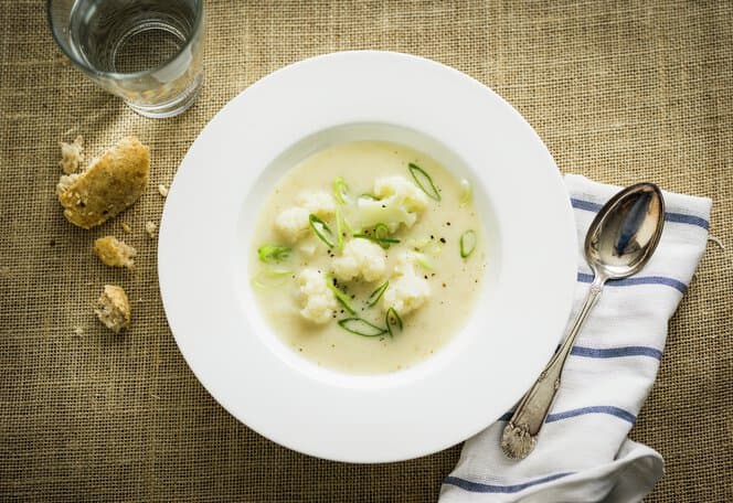 Enkel blomkålsuppe