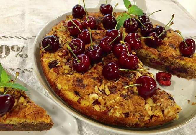 Enkel morellkake