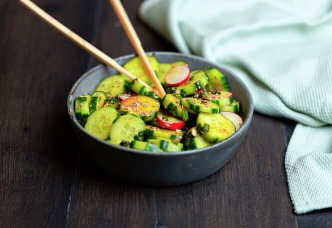 Asiatisk agurksalat