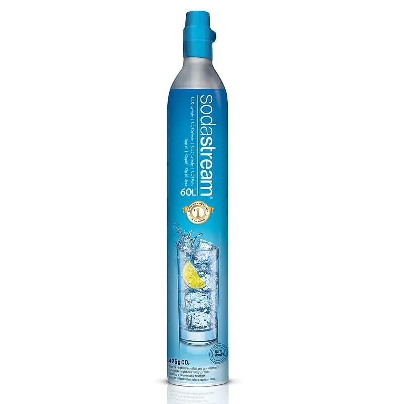 Kullsyresylinder Sodastream + sylindertillegg kr 120