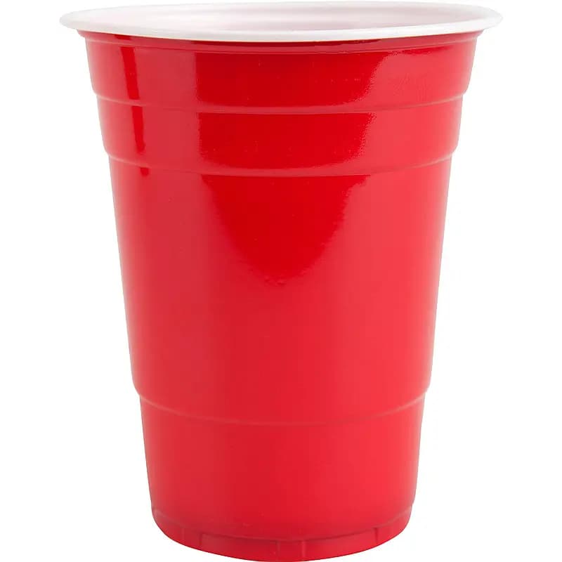 Red party cup 25-pk 500 ml
