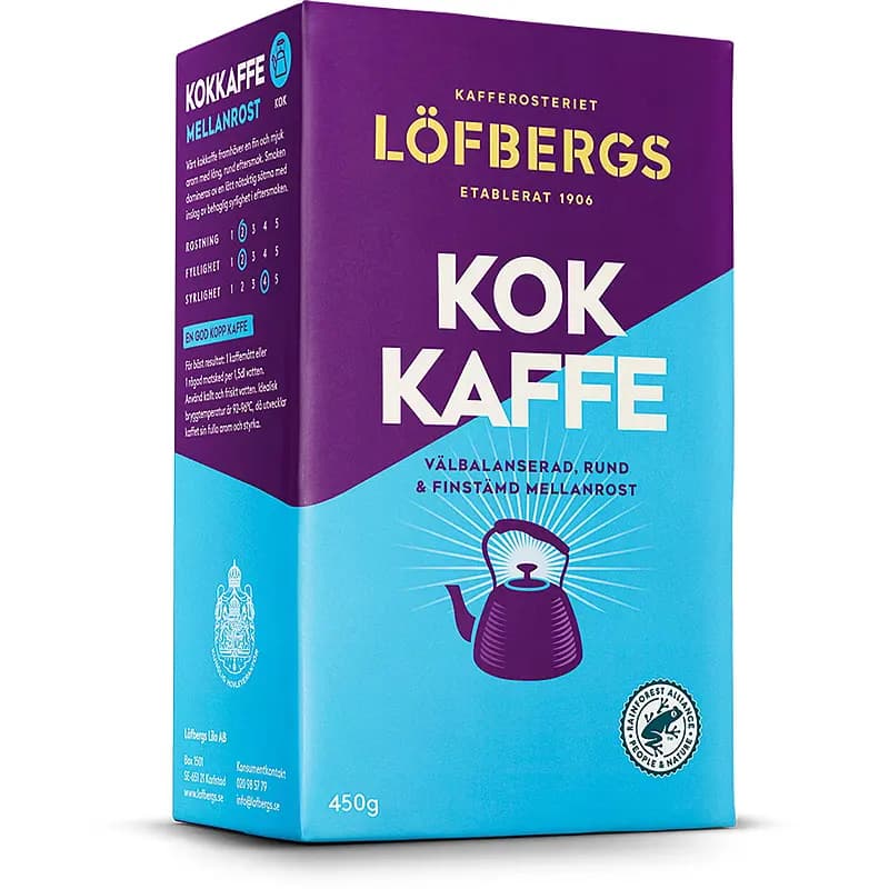 Kaffe Löfbergs kokemalt 450 g