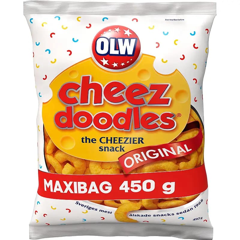 Cheez doodles 450 g maxibag OLW
