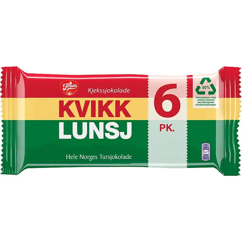 Kvikk Lunsj 6-pk 282 g