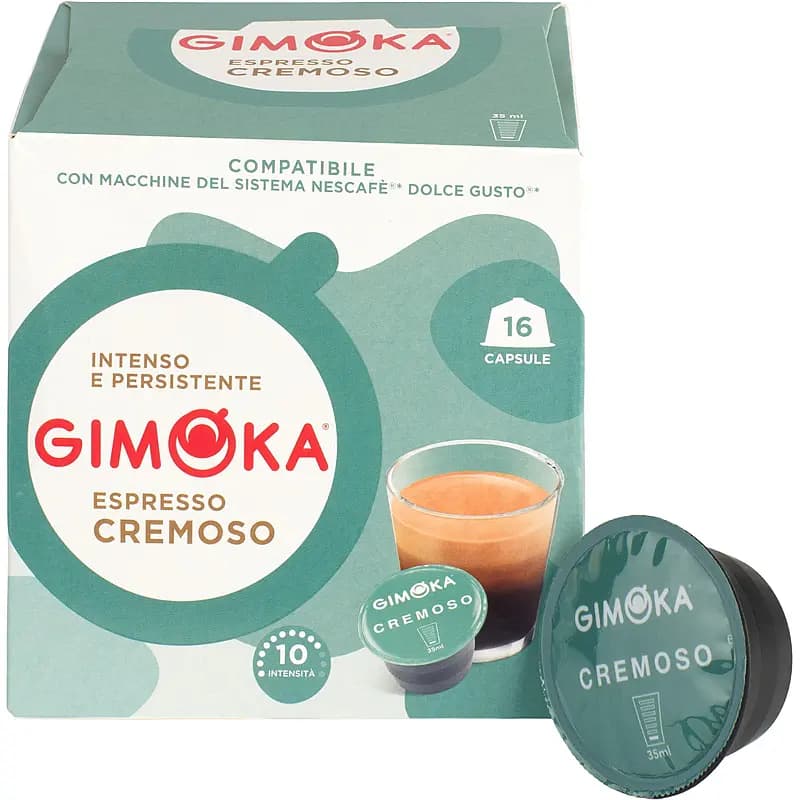 Kaffekapsler 16-pk, Gimoka, Espresso Cremoso