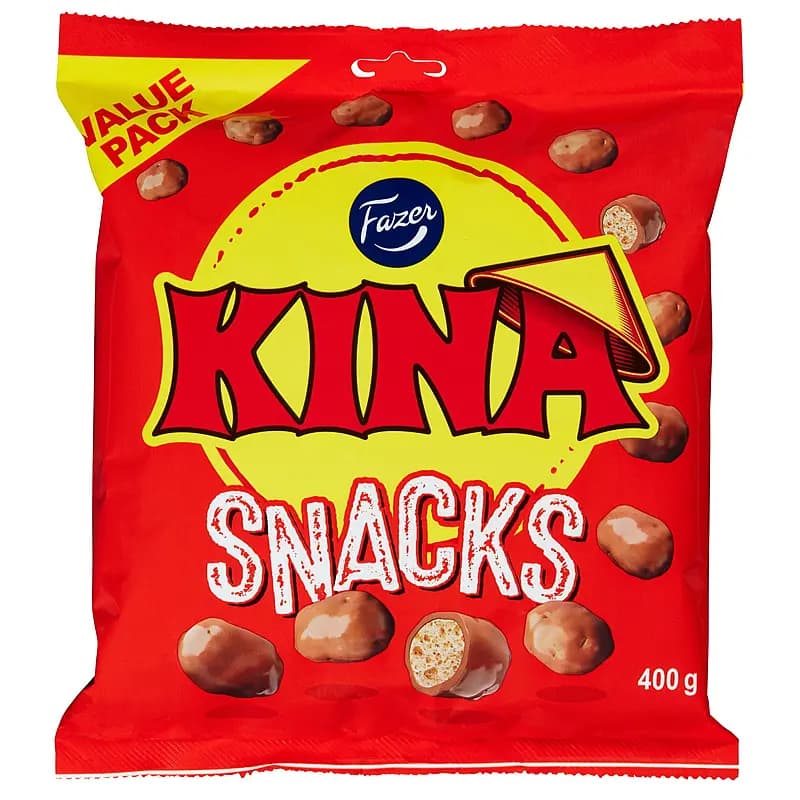 Kina rød snacks 400 g fazer