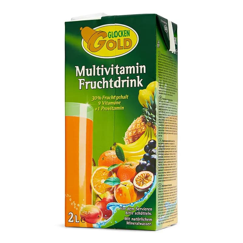 Fruktdrikk 2 l Multivitamin, Glockengold