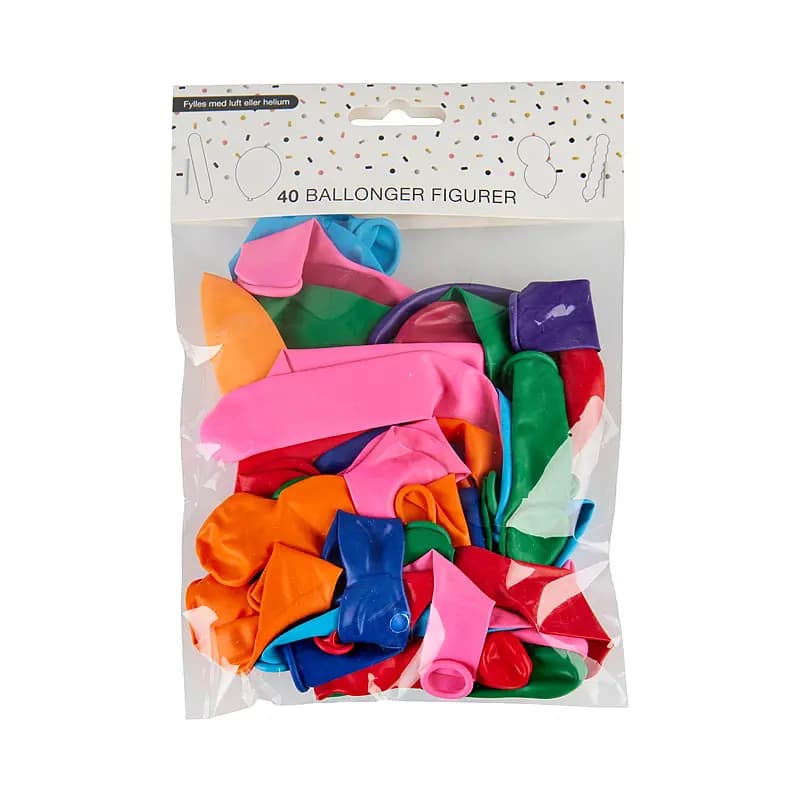 Ballonger 40 stk, figurer