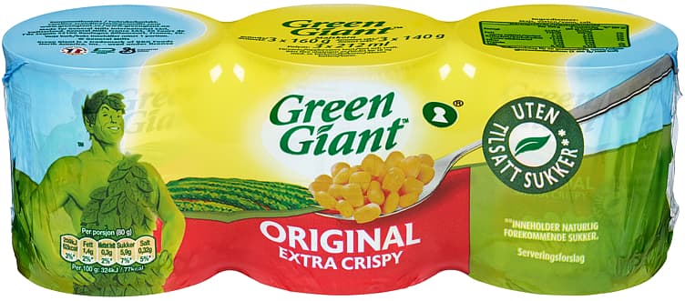 MAISKORN EXTRA CRISPY 3 pk Green giant