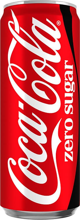 COCA-COLA SLEEK U/SUKKER 0.33 l boks