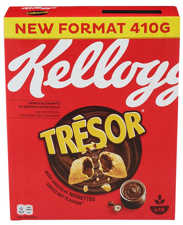 TRESOR CHOCO NUT 410 g kelloggs