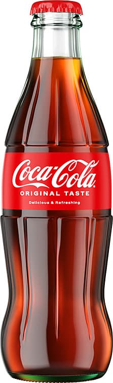 COCA-COLA 0.33 l glassflaske