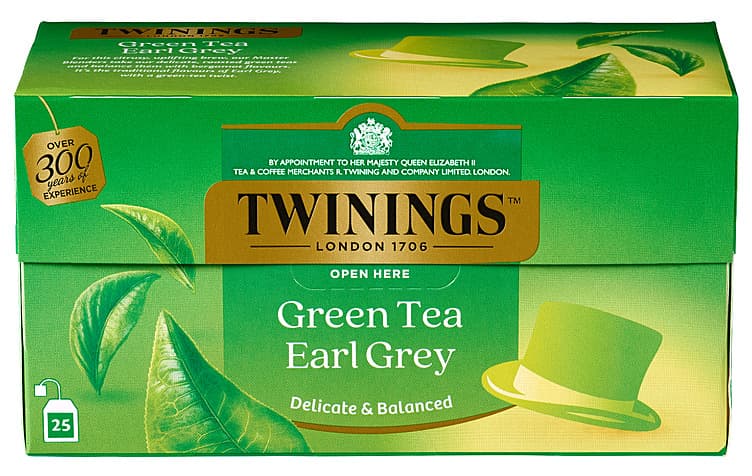 GRØNN TE EARL GREY 25 Bg
