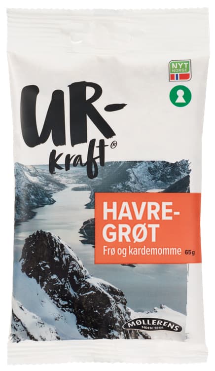 URKRAFT HAVREGRØT FRØ/KARDEMOMME 65G MØLLERENS