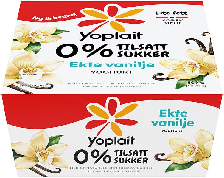 YOPLAIT DOUBLE 125 g x 4 vanilje