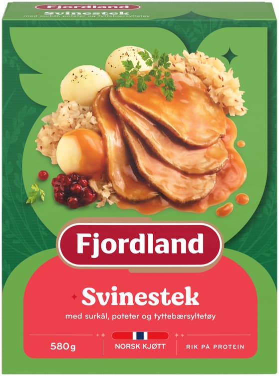 SVINESTEK M/SURKÅL 580 g Fjordland
