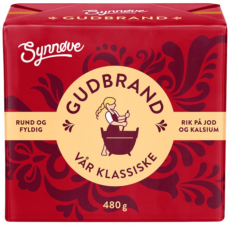 GUDBRAND BRUNOST 480 g synnøve