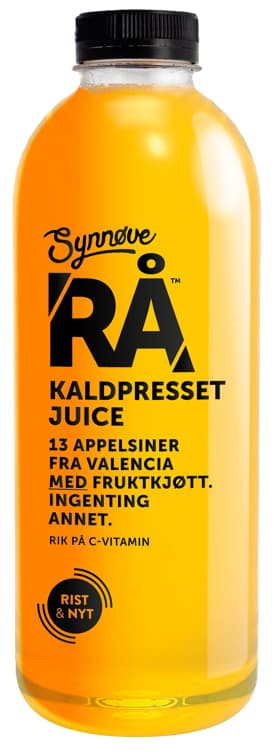 RÅ APPELSINJUICE 1 l m/fruktkjøtt