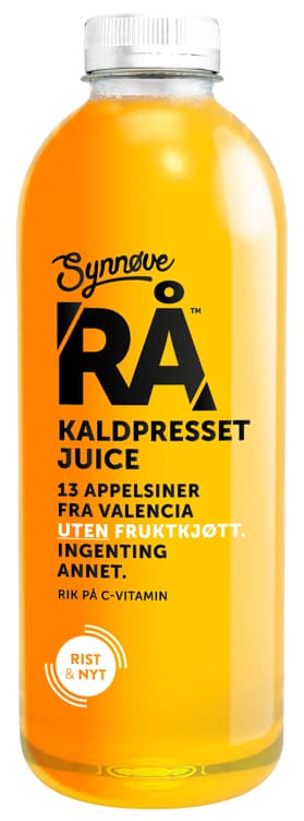 RÅ APPELSINJUICE 1 l kaldpresset
