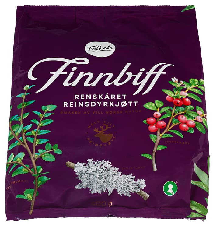 FINNBIFF AV REINSDYR 400 g Folkets