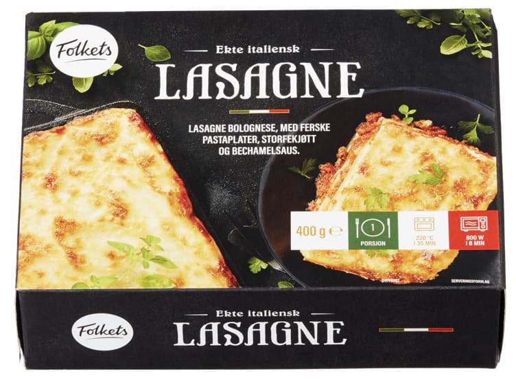 LASAGNE 400 g folkets