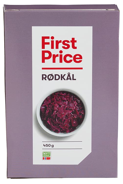 FIRST PRICE RØDKÅL 450 g