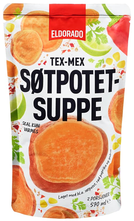 SØTPOTETSUPPE 570 g tex-mex Eldorado