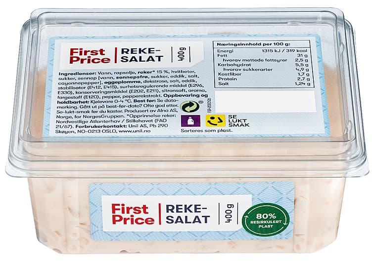 REKESALAT 400g first price