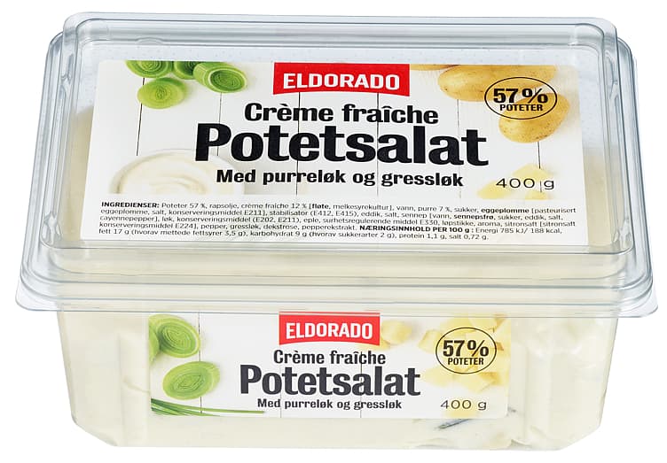POTETSALAT Creme fraiche 400g eldorado