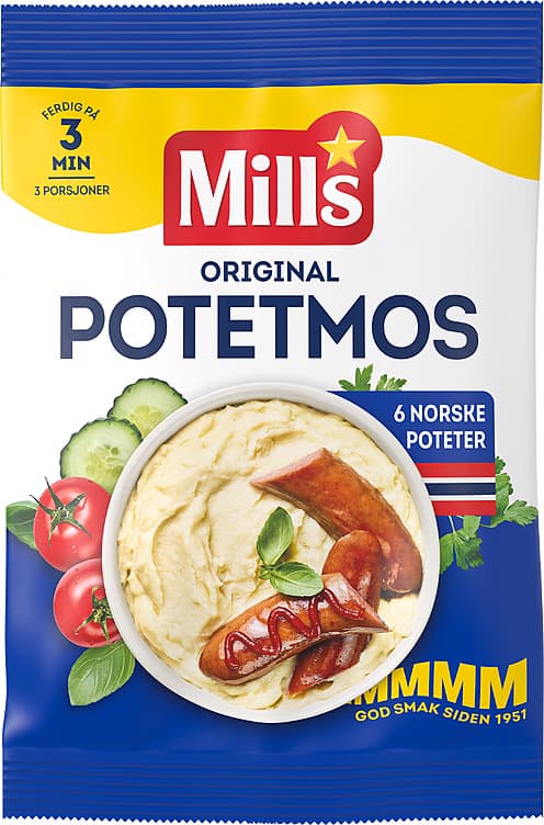 POTETMOS VANLIG Vanlig 90g mills