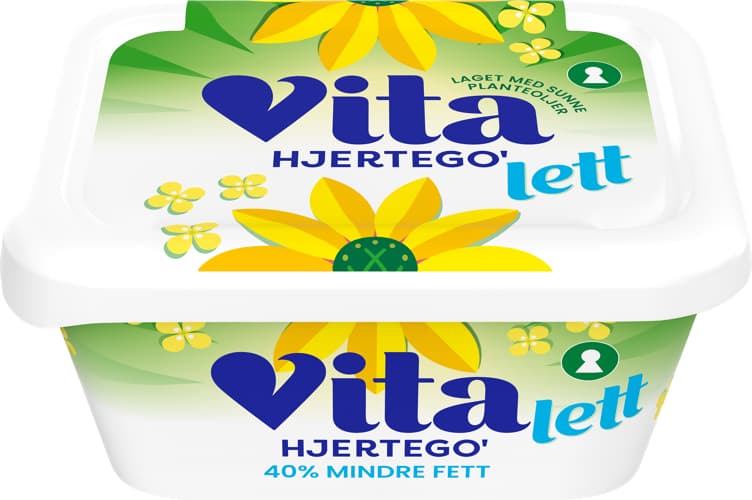 VITA HJERTEGO Lettmargarin 370g