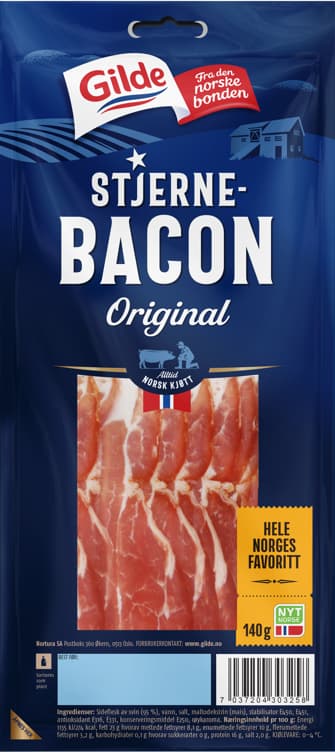 STJERNEBACON SKIVET 140 g