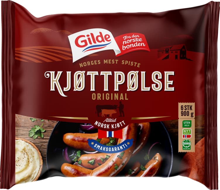 GILDE KJØTTPØLSE 900 g