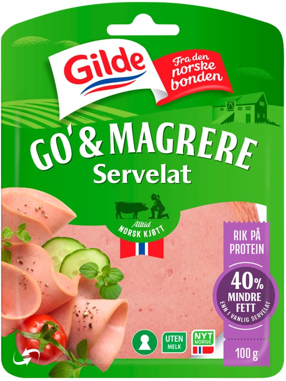 GILDE GO OG MAGER SERVELAT 100 g