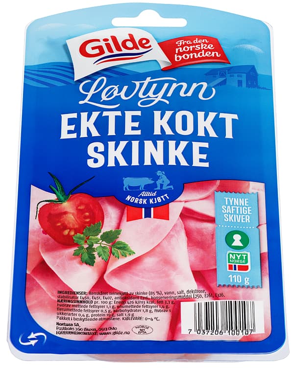 GILDE LØVTYNN SKINKE 110 g