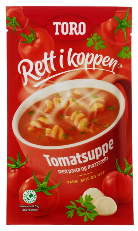 TORO TOMATSUPPE MOZZARELLA 26 g rett i koppen
