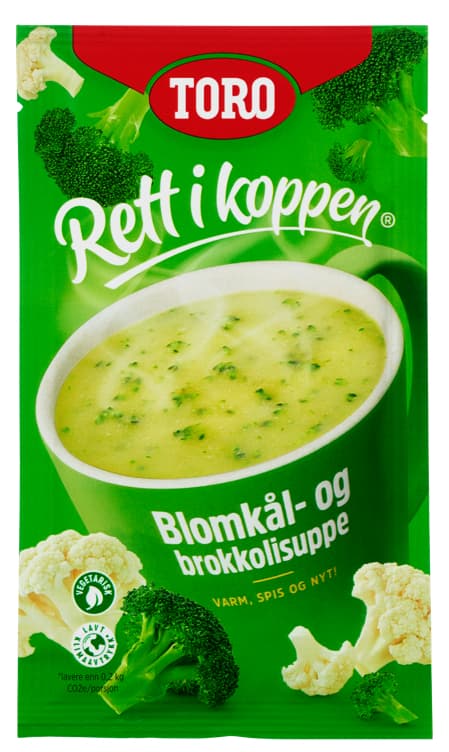 TORO BROKKOLI/BLOMKÅL 20 g rett i koppen