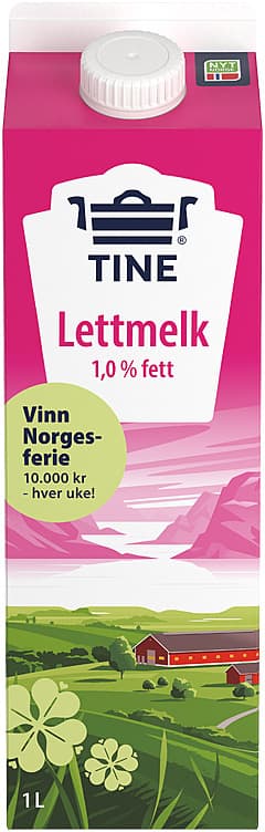 TINE MELK LETT 1% 1 Liter
