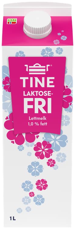 LETTMELK 1% LAKTOSEFRI 1l Tine