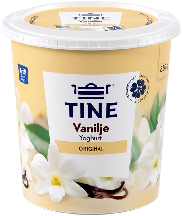 YOGHURT VANILJE 850 g tine
